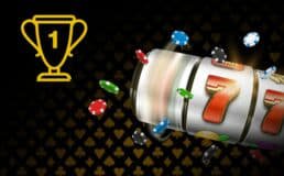 Kartu fitur perotogel dengan tema gelap